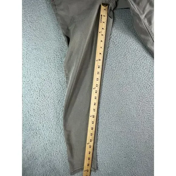 Democracy Pants Womens 6 Brown Khaki Mid Rise Straight Leg Ab Technology NWOT - Picture 3 of 8